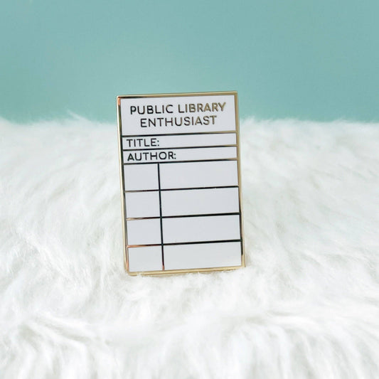 Library Enthusiast Enamel Pin