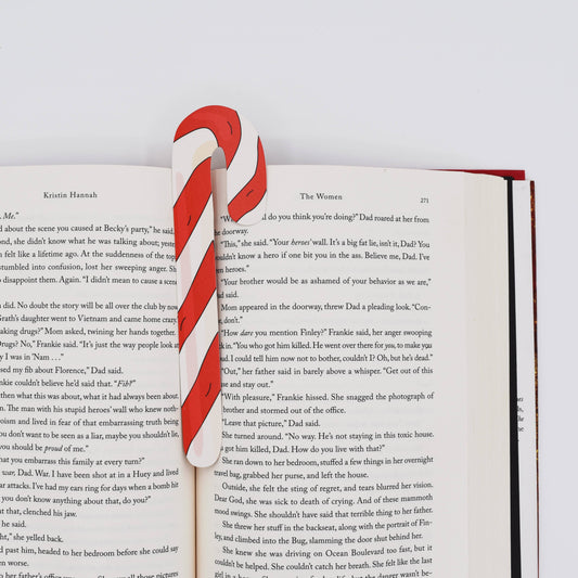 Candy Cane Bookmark (it's die cut!)