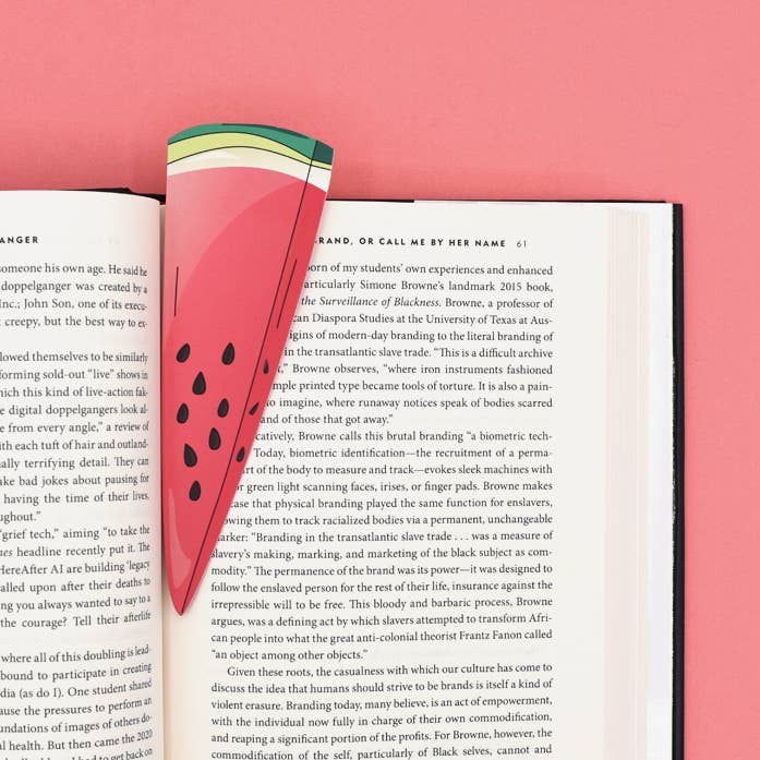 Watermelon Slice Bookmark (it's die cut!)