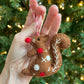 Squirrel Felt Wool Christmas Ornament