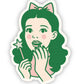 Dorothy Wizard of Oz Sticker – Retro Magic Wand Girl Vinyl