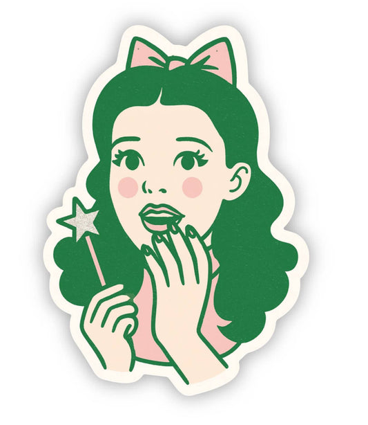 Dorothy Wizard of Oz Sticker – Retro Magic Wand Girl Vinyl