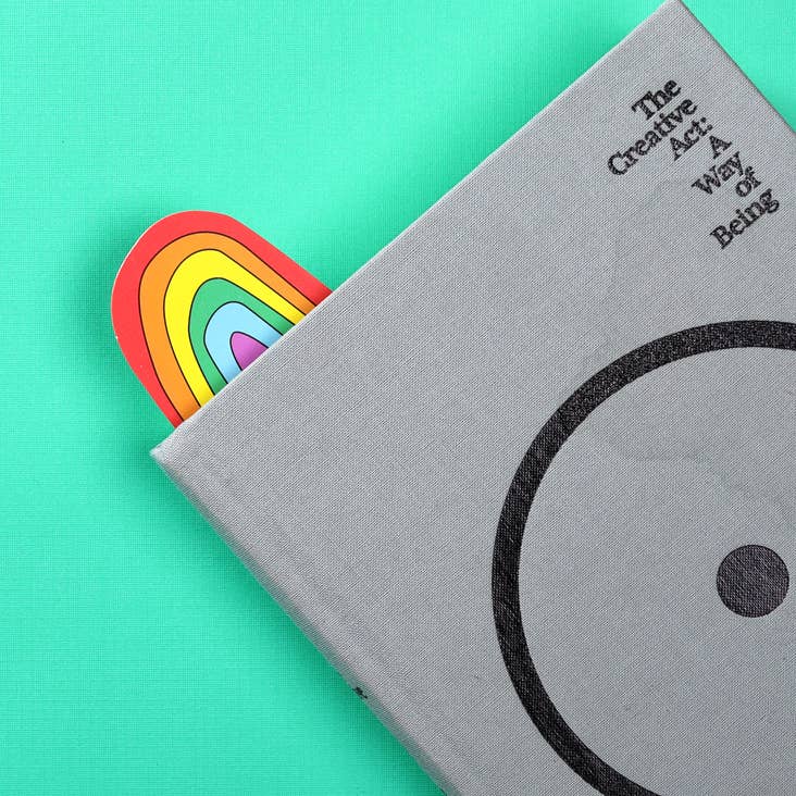 Rainbow Bookmark (it's die cut!)