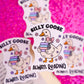 Silly Goose Always Reading Sticker