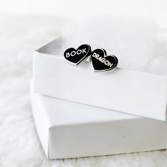 Black Book Dragon Earrings
