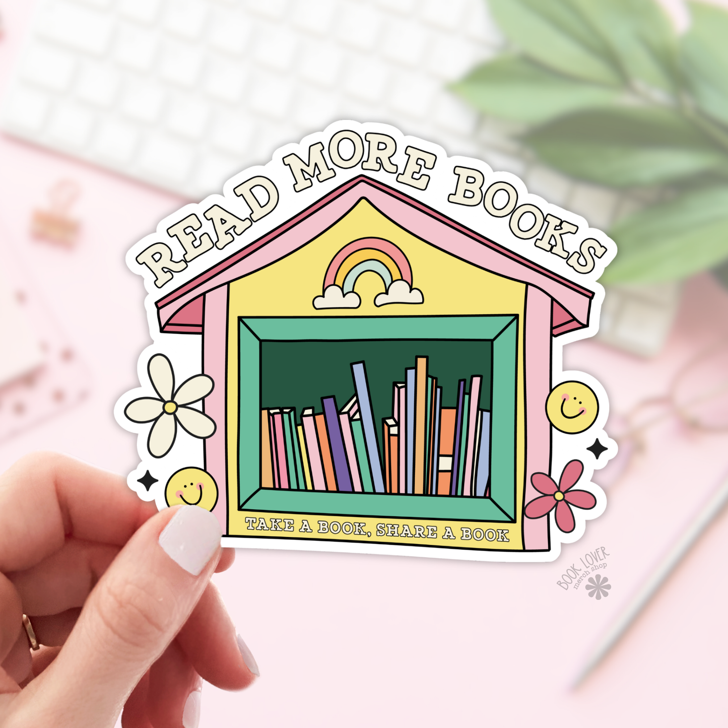 Read More Books Stickers / Bookish Stickers / Book Lover