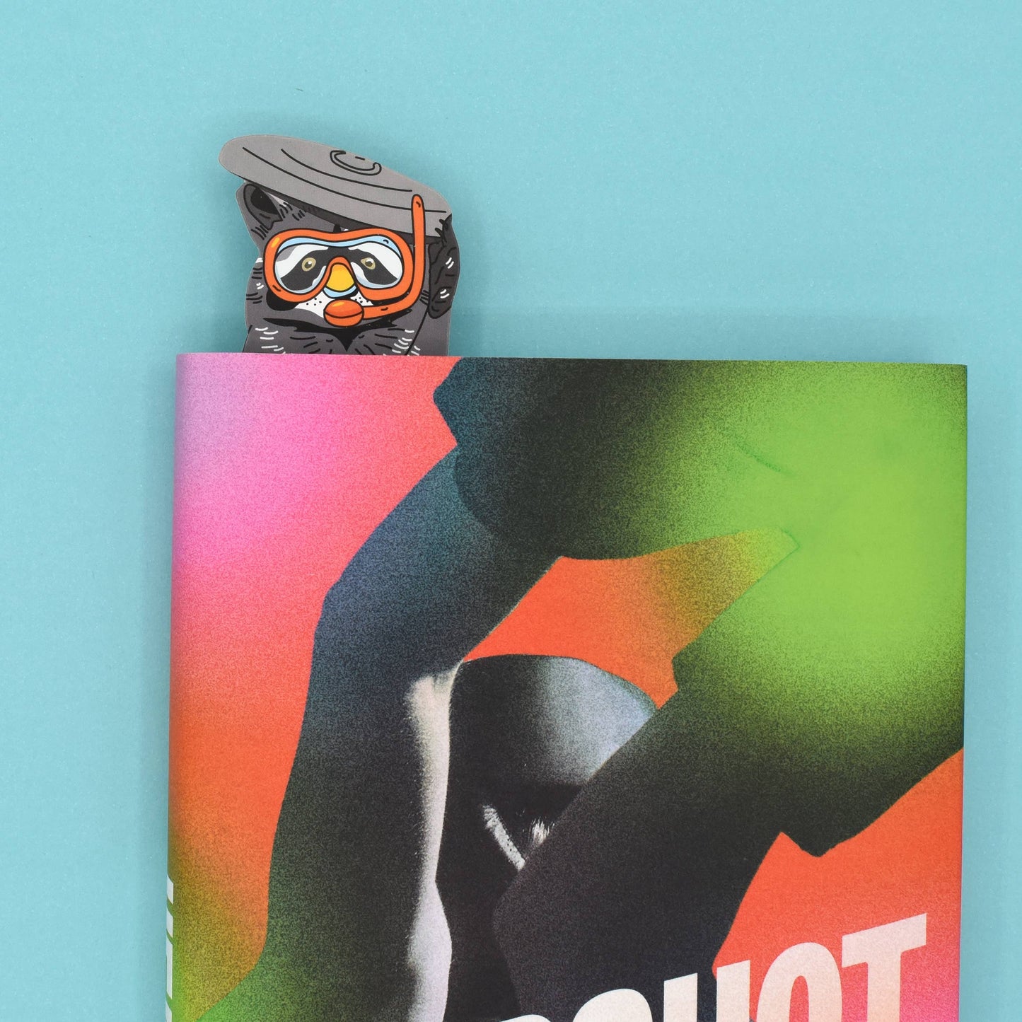 Summer Raccoon Bookmark (it's die cut!)