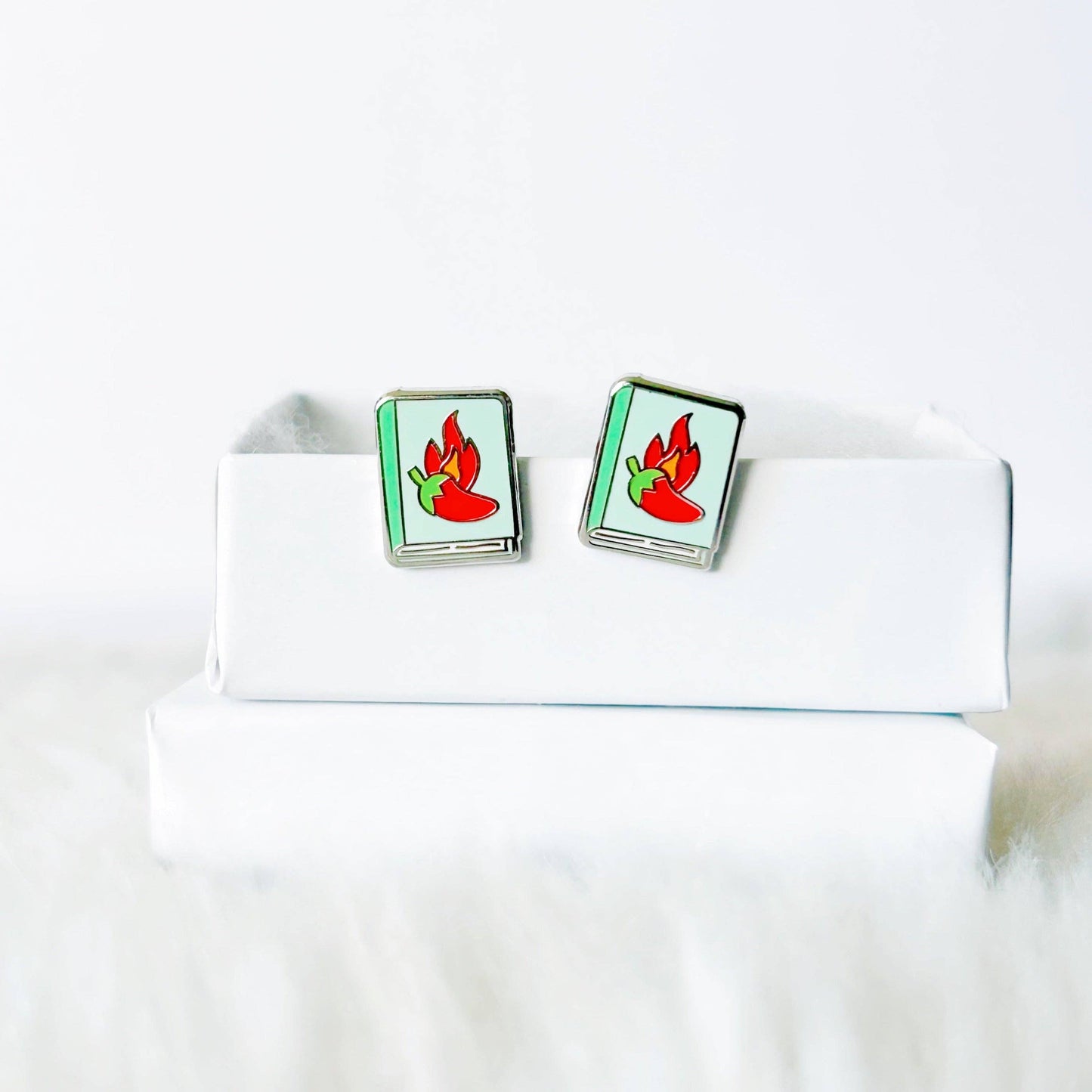 Spicy Books Earrings