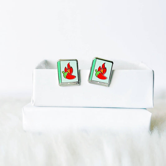 Spicy Books Earrings