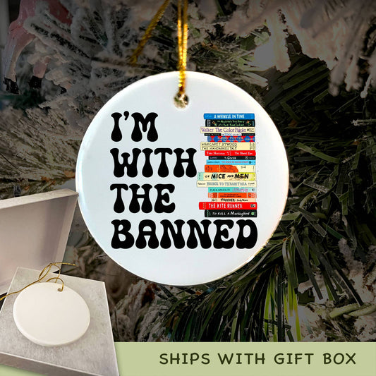 Banned Books Ornament