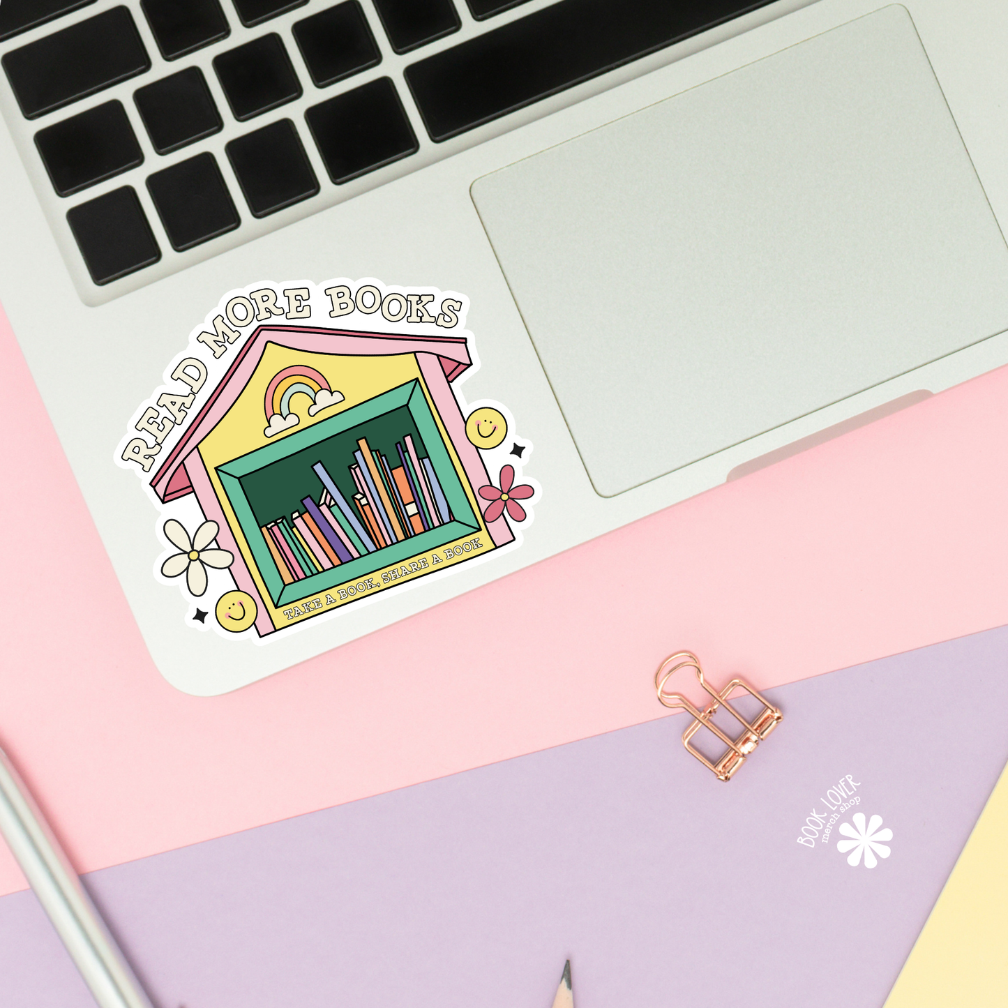 Read More Books Stickers / Bookish Stickers / Book Lover